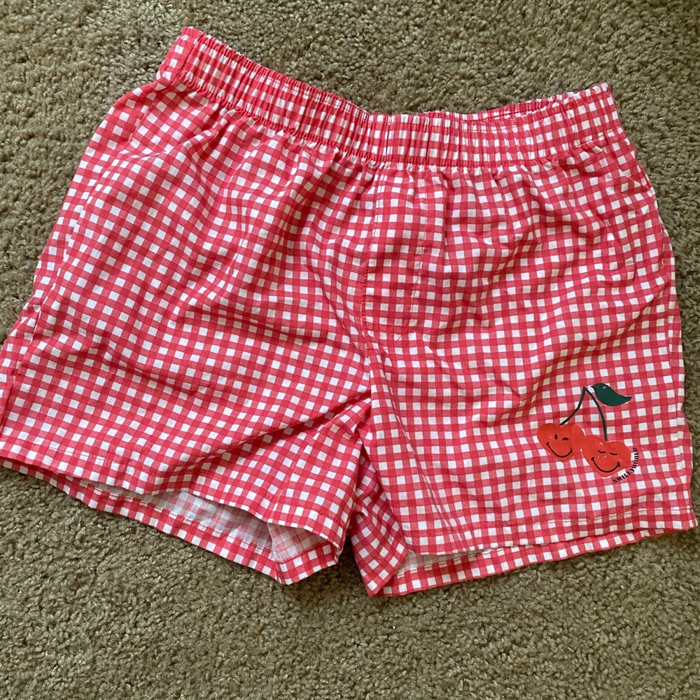 SMILEY WORLD - RED GINGHAM SHORTS